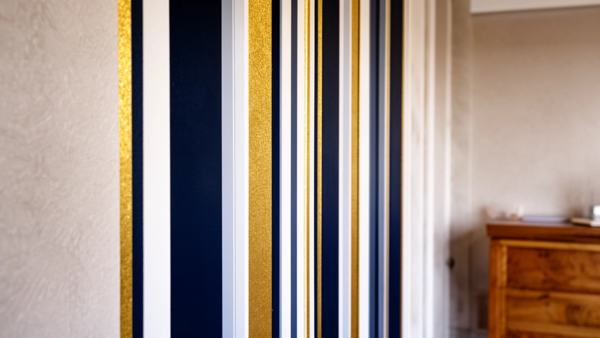 Dekoracyjne malowanie ścian w pasy