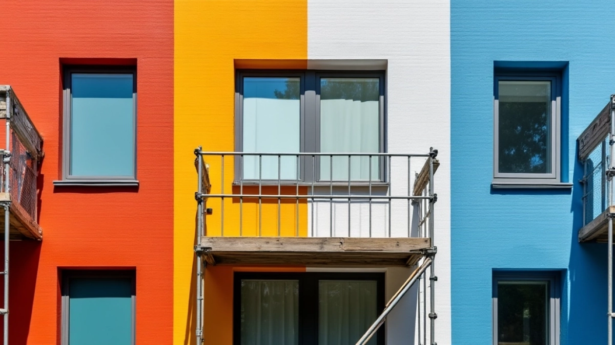 Dwukrotne malowanie elewacji cena