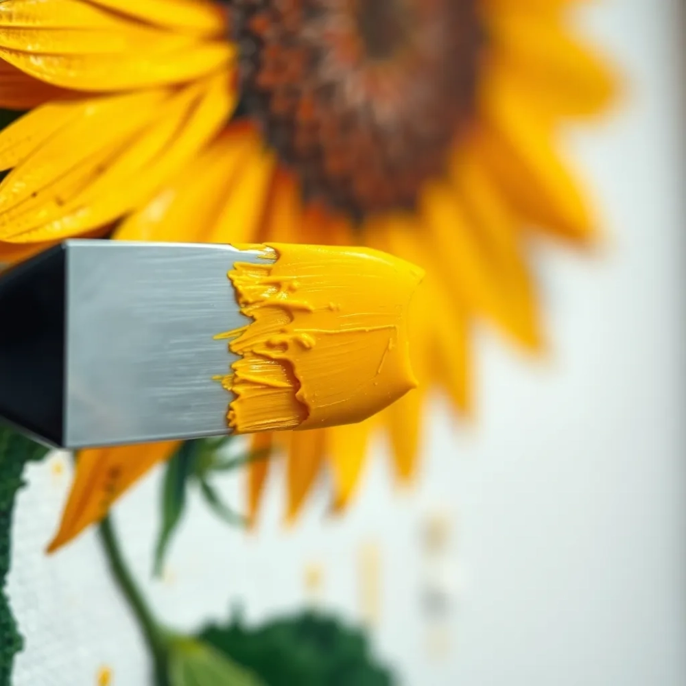 Jak malować kwiaty szpachelką