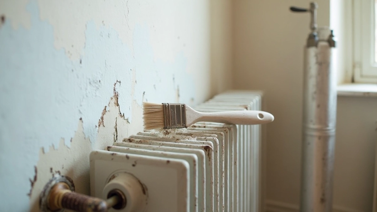 Jak pomalować ścianę za kaloryferem