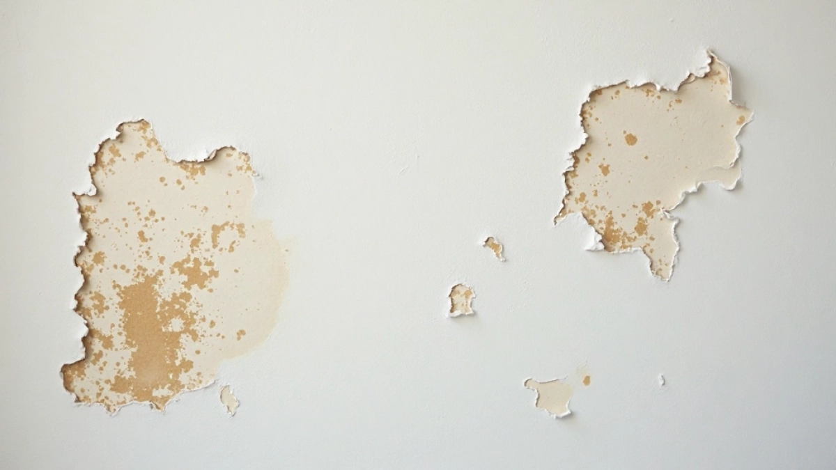 Jak zamalować tłuste plamy na ścianie