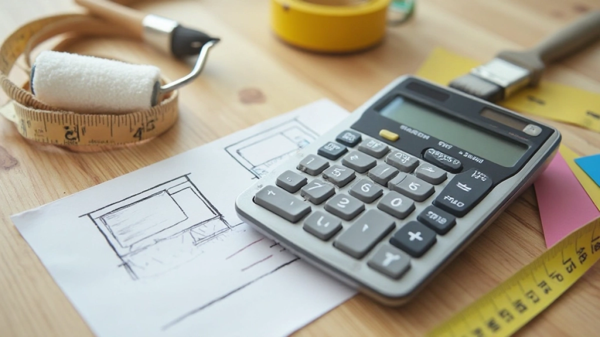 Obliczanie powierzchni ścian do malowania kalkulator