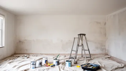 co malować pierwsze sufit czy ściany