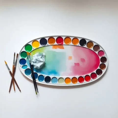 farby akrylowe jak malować