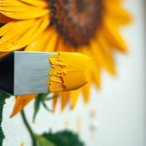 Jak malować kwiaty szpachelką