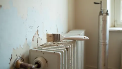 Jak pomalować ścianę za kaloryferem