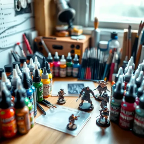 Jakie farby do malowania figurek