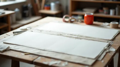 malowanie paneli papierowych