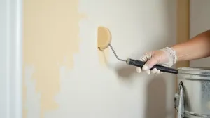 Malowanie paneli ściennych papierowych