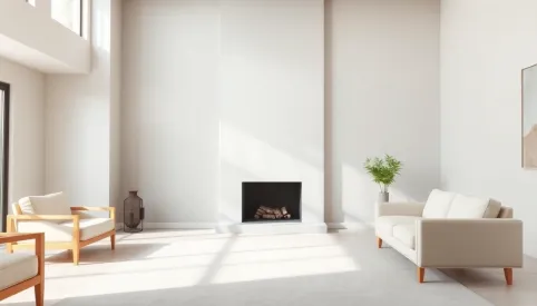 Na jaki kolor pomalować kominek w salonie