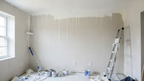 najpierw malować sufit czy ściany