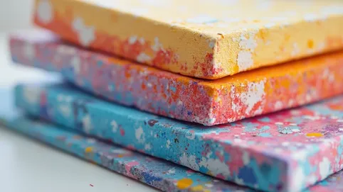 Papier do malowania farbami