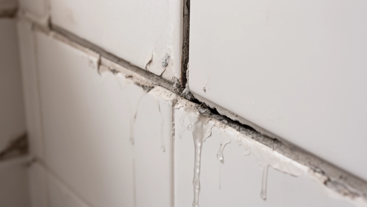 Wykończenie płytek przy ścianie